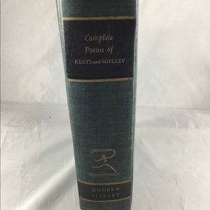 John Keats and Percy Shelley Poetical Book